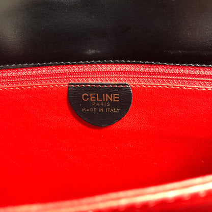CELINE Horse Carriage Crossbody Shoulder bag Black Vintage zkdk65