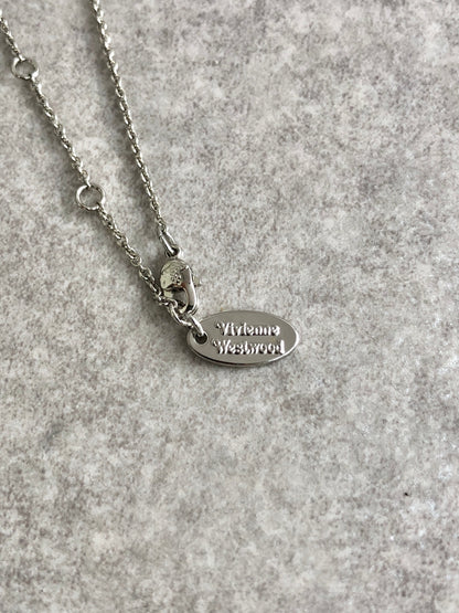 Vivienne Westwood Necklace Silver Vintage wkmnjz