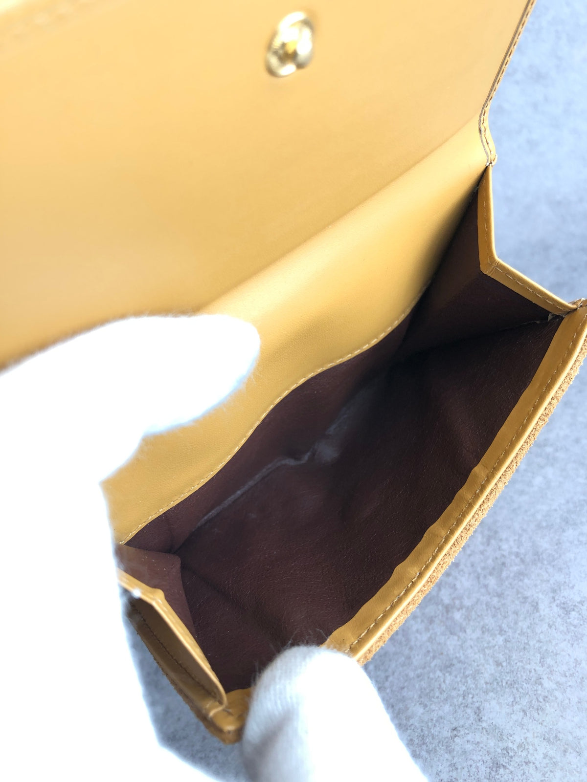 GUCCI Jackie Folded Wallet Brown Vintage izy4bh