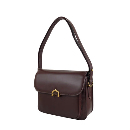 Cartier Horse Bit Shoulder bag Bordeaux Vintage ff8ayd