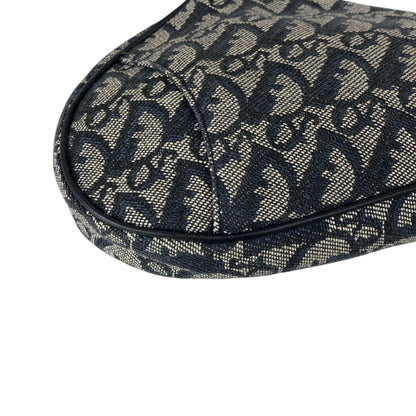 Christian Dior Trotter Small Handbag Shoulder bag Navy Vintage szr3xn