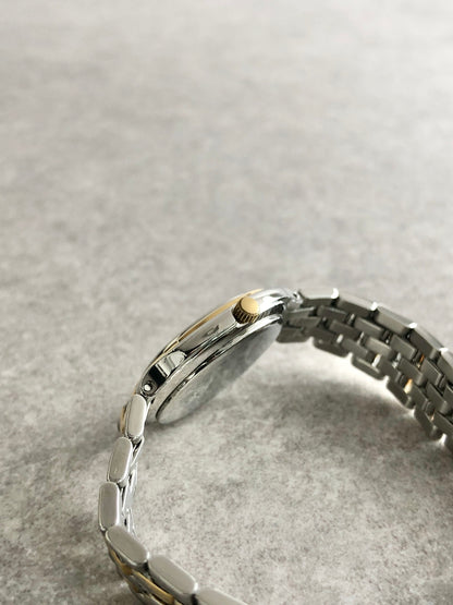 Christian Dior Quartz Watch Gold×Silver 3001 Vintage 3wb7km