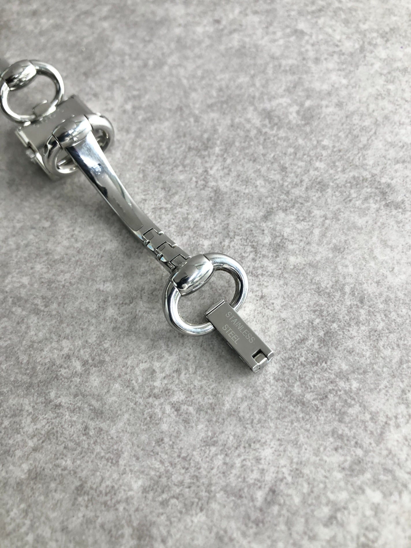GUCCI Logo Watch Silver 120 Vintage j3uxrw