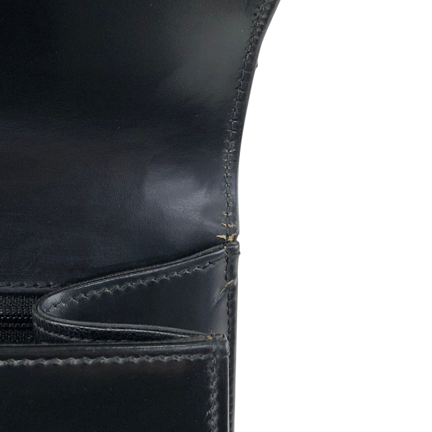 Christian Dior Logo Handbag Black Vintage aidfua