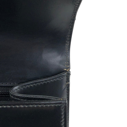 Christian Dior Logo Handbag Black Vintage aidfua