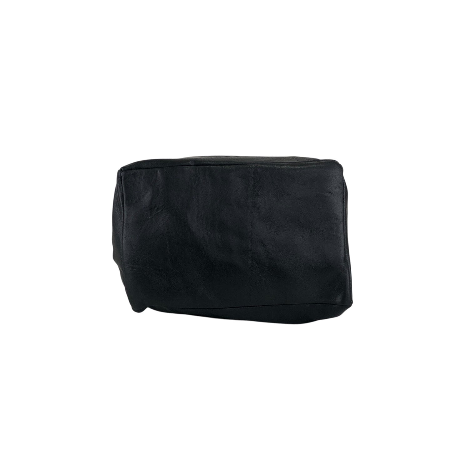 FENDI Logo Drawstring Shoulder bag Black Vintage 5bbkpm