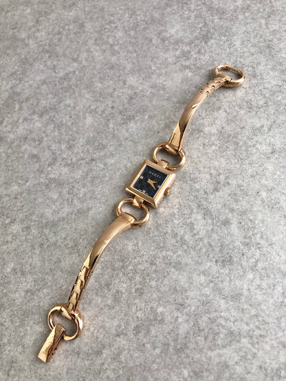 GUCCI Quartz Watch Gold Vintage　YA120521 wtdb2a
