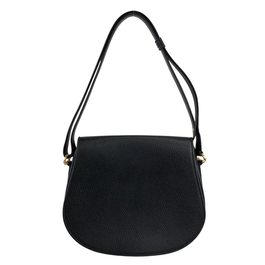 Cartier Logo Embossed Shoulder bag Black Vintage nucjig