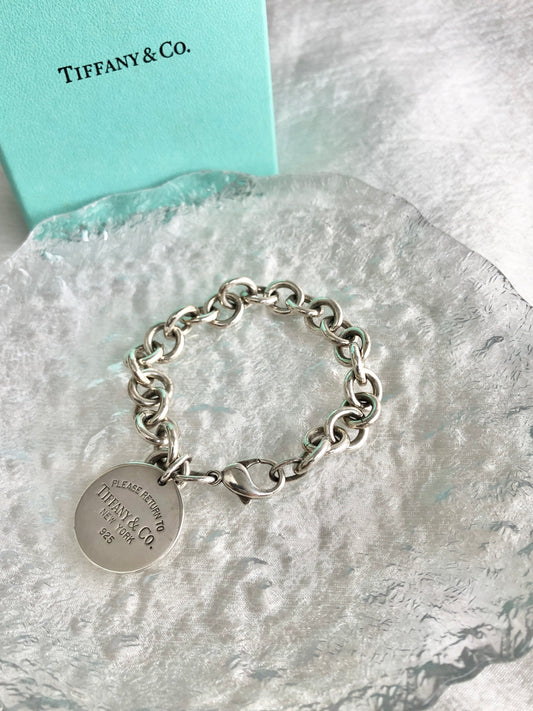 Tiffany & Co. SILVER925 Bracelet Silver Vintage r35w6a