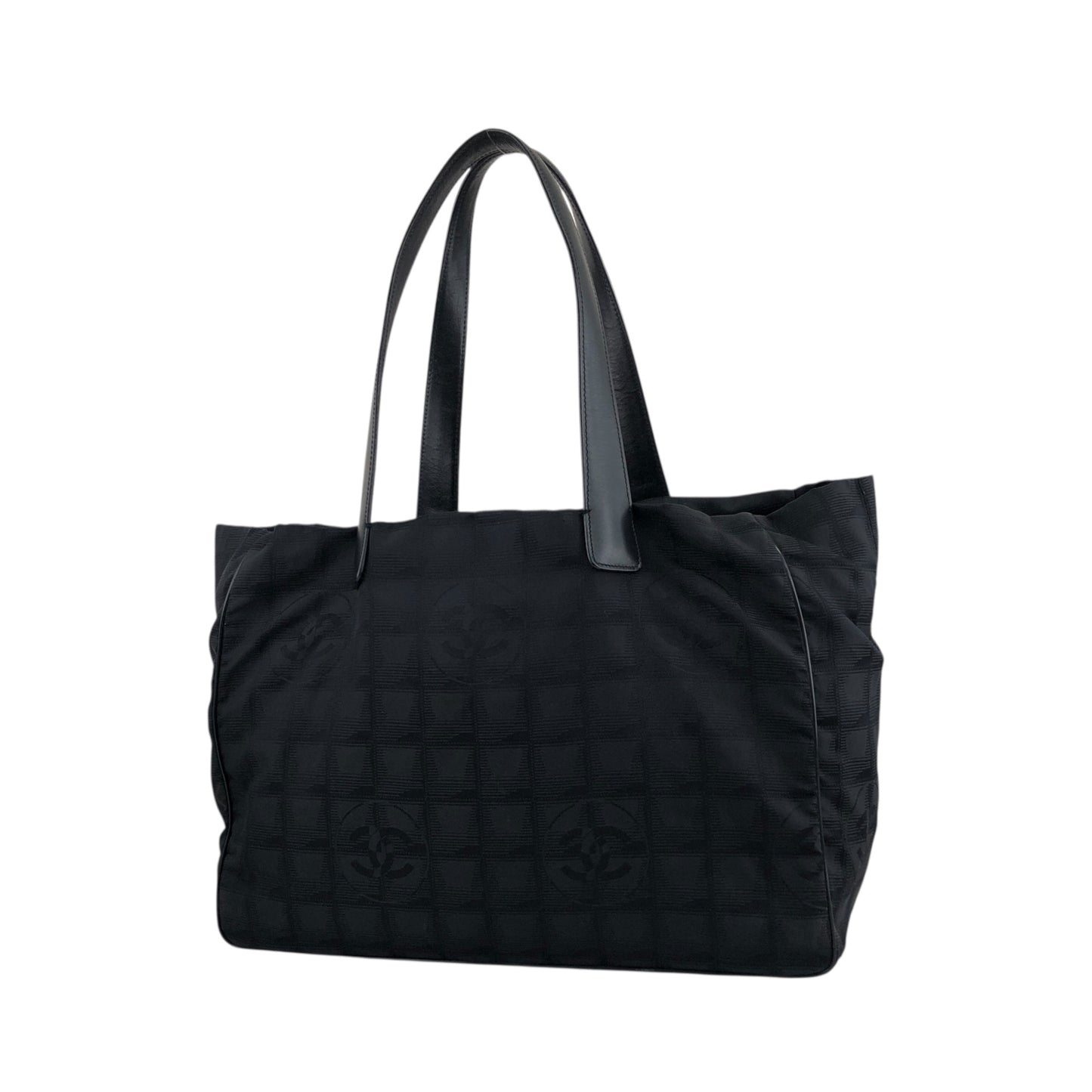 CHANEL New Travel Line Totebag Black Vintage vgc5rp