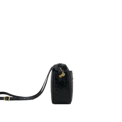 Salvatore Ferragamo Logo Shoulder bag Black Vintage 2vgt32