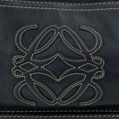 LOEWE Anagram Stitch Shoulder bag Black Vintage ugpzsh