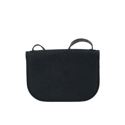 Christian Dior Honeycomb Pattern Logo Shoulder bag Black Vintage 5dub73