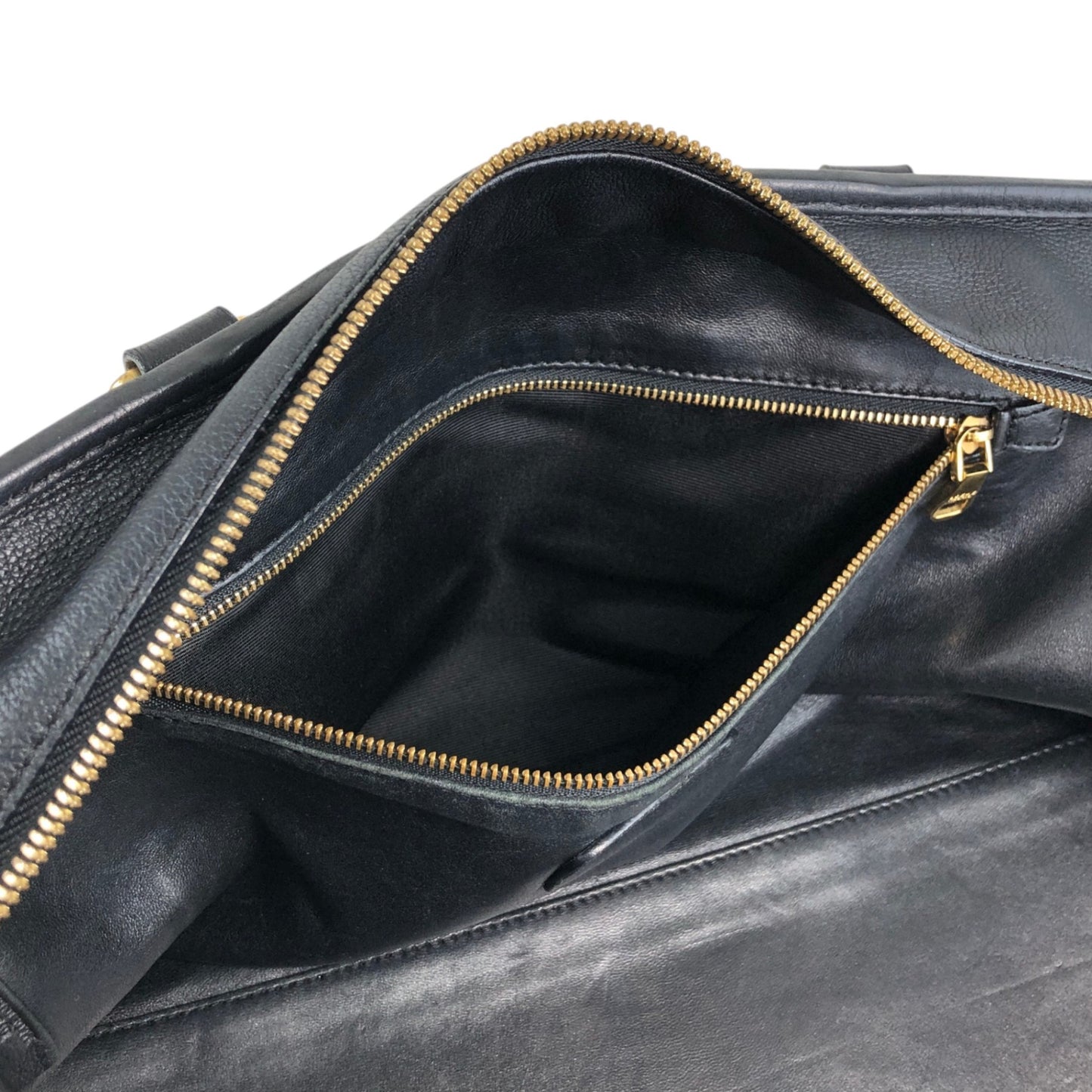 LOEWE Amazona Anagram Small Boston bag Handbag Black Vintage 8itnhz