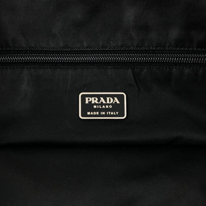 PRADA Tessuto Triangle Logo Totebag Black Vintage a5e385