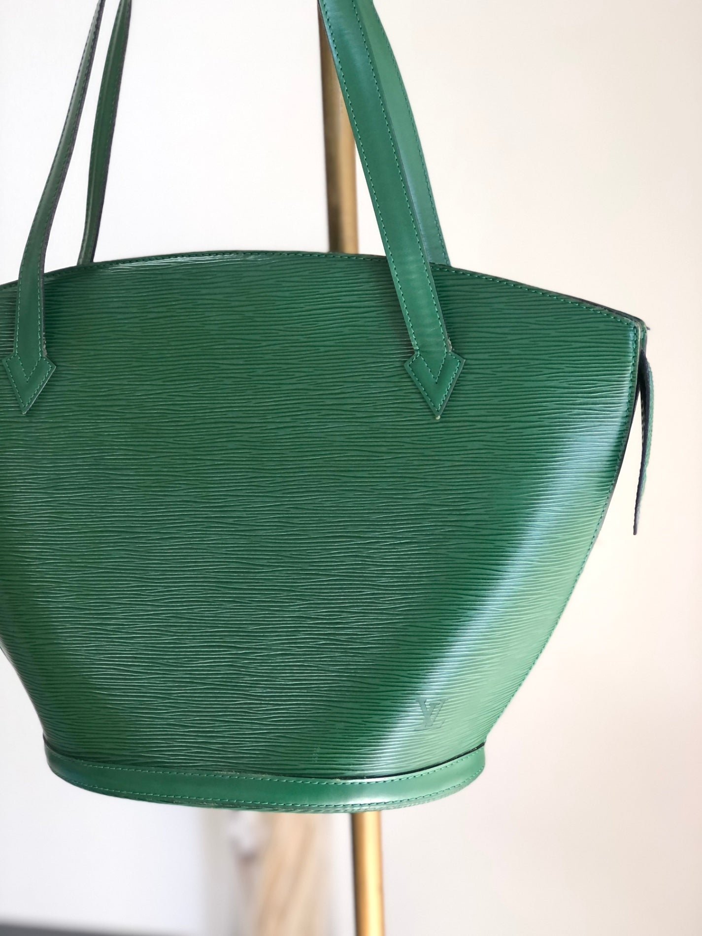 LOUIS VUITTON Epi Shoulder bag Totebag Green Vintage 3izj35