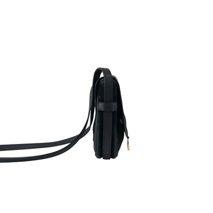 GUCCI Horse Bit Small Shoulder bag Black Vintage wevswd