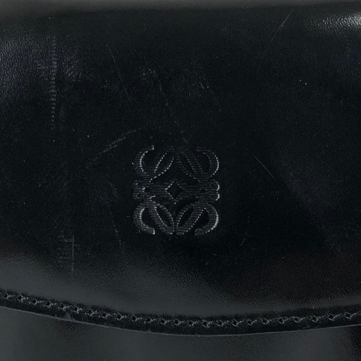 LOEWE Anagram Small Shoulder bag Black Vintage yt7pzh