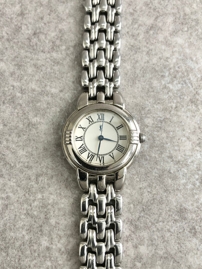 Yves Saint Laurent Watch Silver Vintage jut627