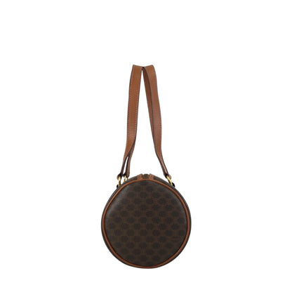 CELINE Macadam Blason Handbag Brown Vintage vph6bt