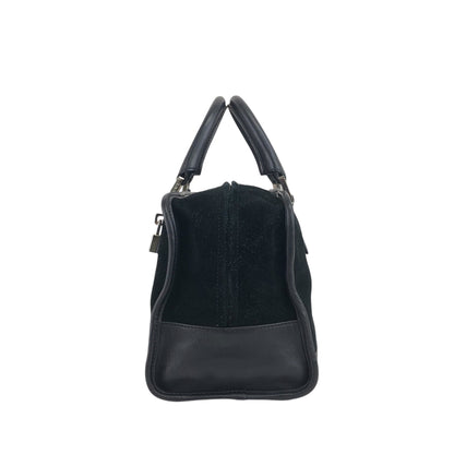 LOEWE Amazona28 Anagram Handbag Boston bag Black Vintage f8gywz