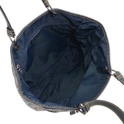 Christian Dior Trotter Totebag Navy Vintage mf286d