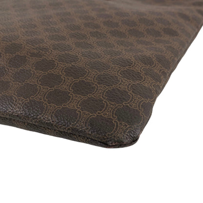 CELINE Macadam Logo Handbag Totebag Brown Vintage idxpny