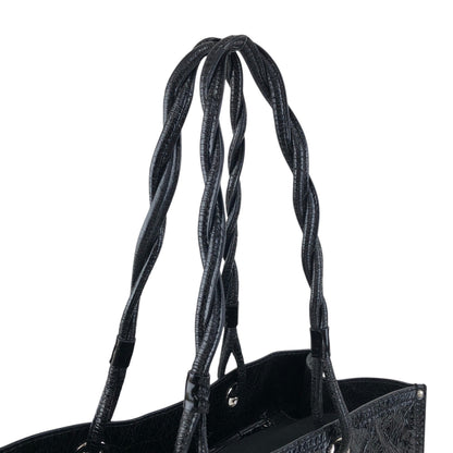 LOEWE Anagram Handbag Totebag Black Vintage n7ecge