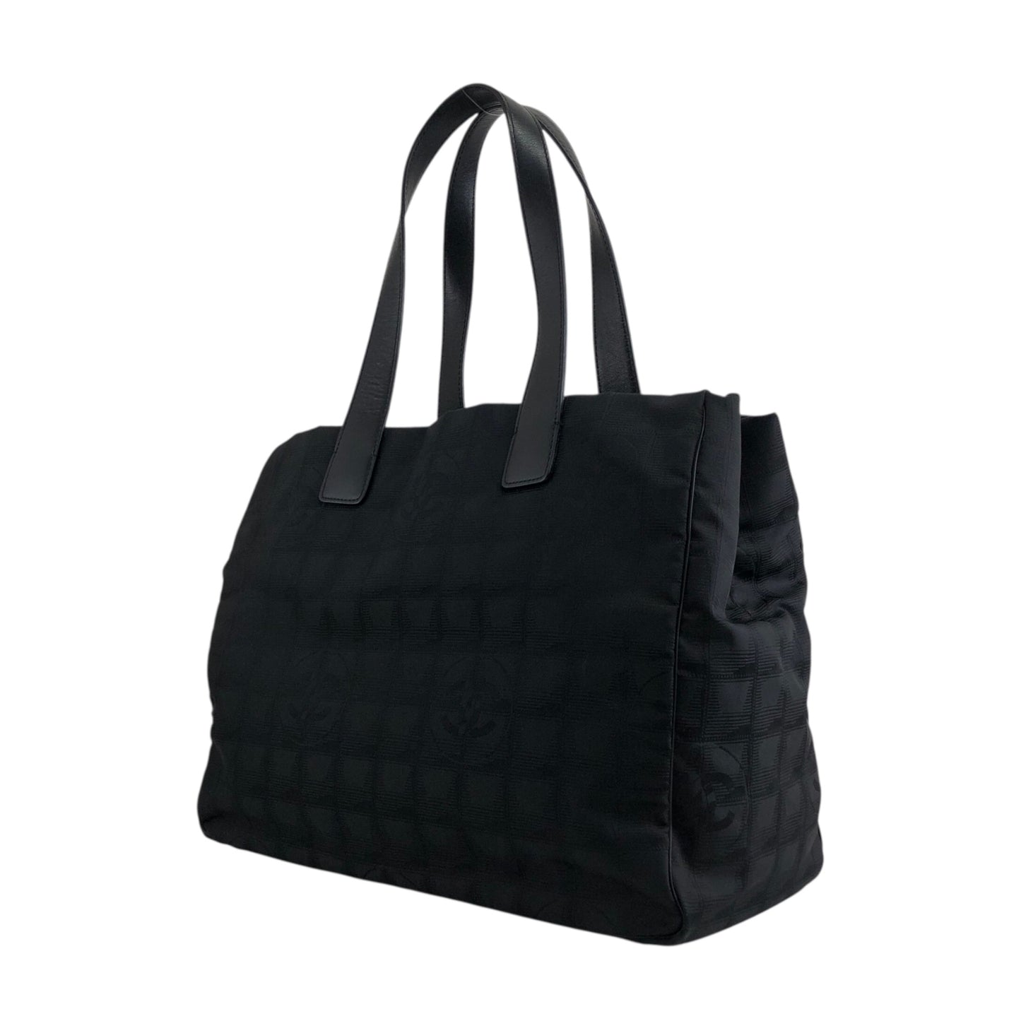 CHANEL New Travel Line Totebag Black Vintage j88xfn