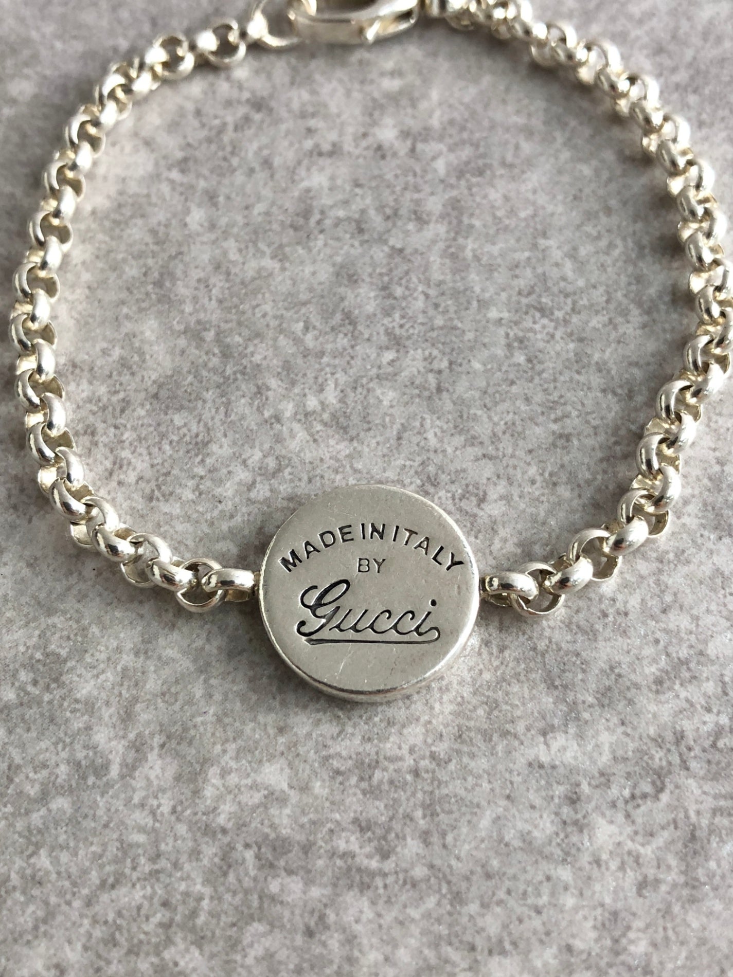 GUCCI SILVER925 Bracelet Silver Vintage 35zmd3