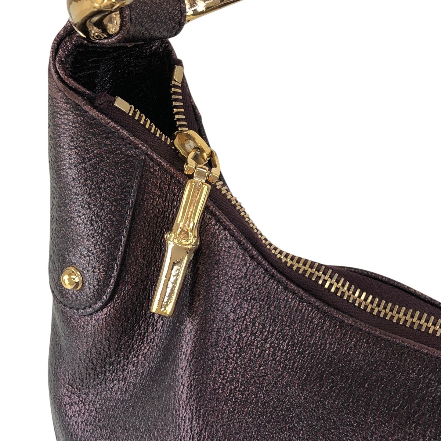 GUCCI Logo Shoulder bag Bordeaux Vintage wjm7n2