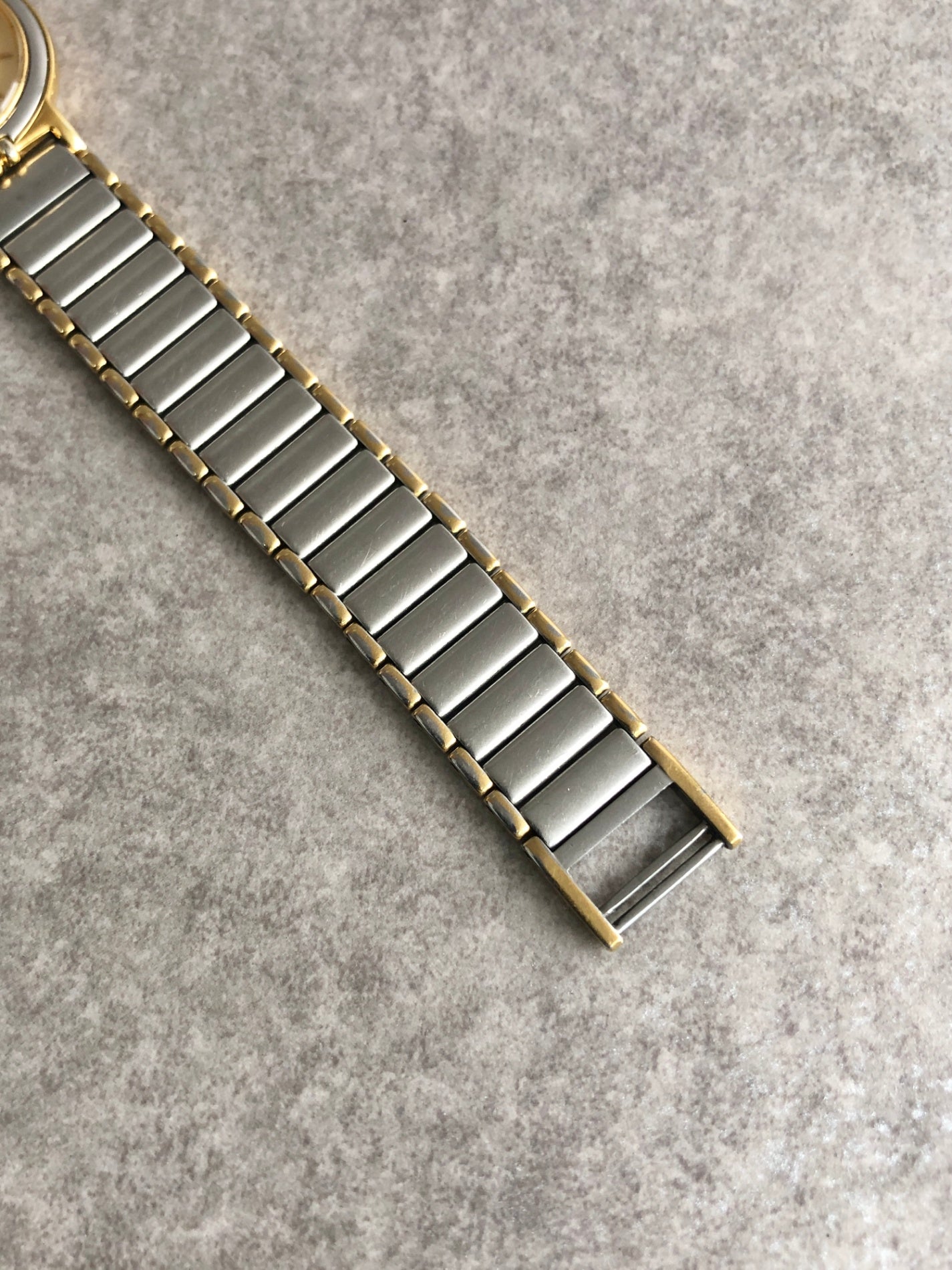 Yves Saint Laurent YSL Logo Watch Gold×Silver Vintage rurspi