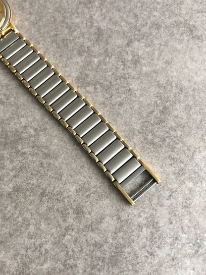 Yves Saint Laurent YSL Logo Watch Gold×Silver Vintage rurspi