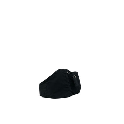 PRADA Tessuto Triangle Logo Sling bag Black Vintage fgihvu