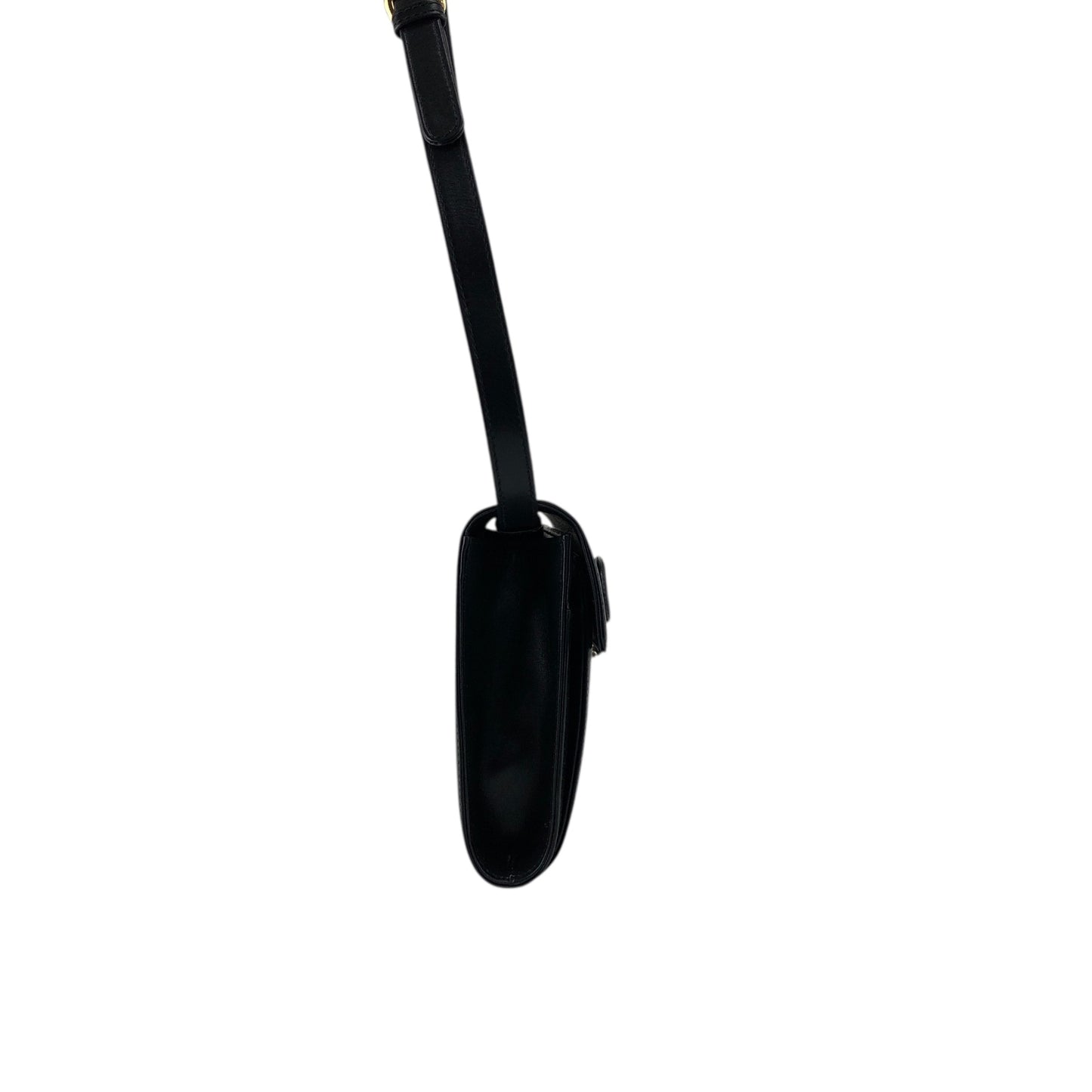 GUCCI GG logo Shoulder bag Black Vintage ugbam2