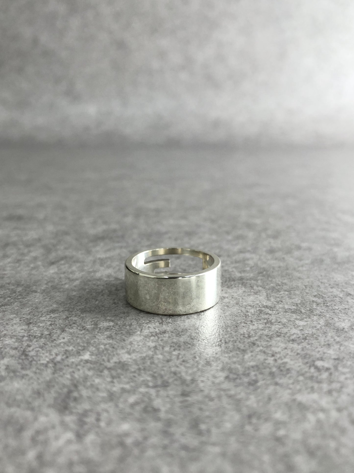 GUCCI SILVER925 Ring Silver Vintage ghjauk