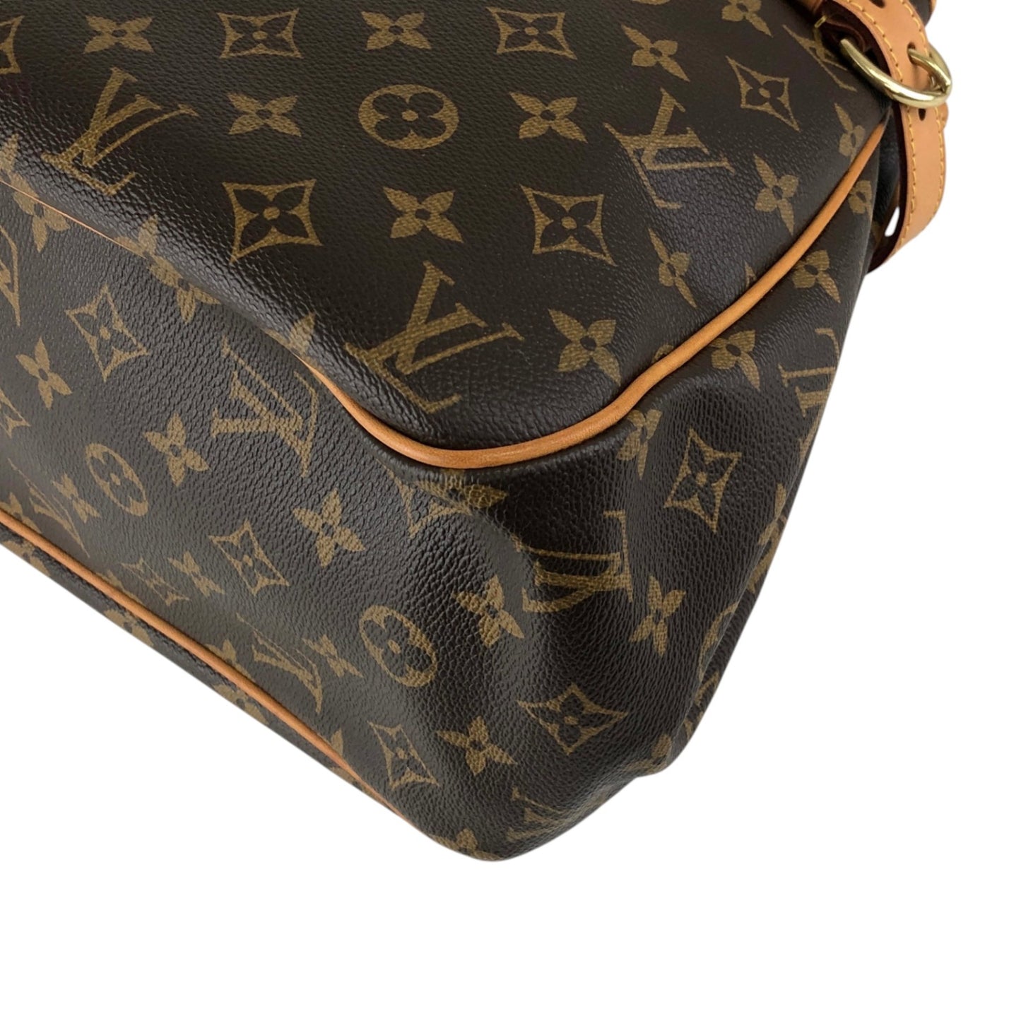 LOUIS VUITTON Monogram Handbag Batignolles Horizontal M51154 Totebag Brown Vintage f7etm4