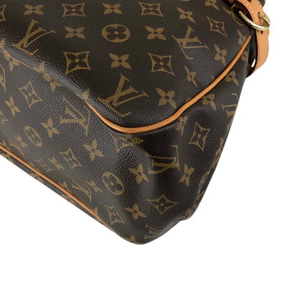 LOUIS VUITTON Monogram Handbag Batignolles Horizontal M51154 Totebag Brown Vintage f7etm4