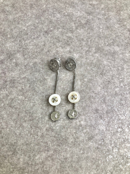 Christian Dior Pierced Silver Vintage 23jygt