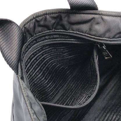 PRADA Triangle Logo Two-way Handbag Shoulder bag Black Vintage 2dea8w