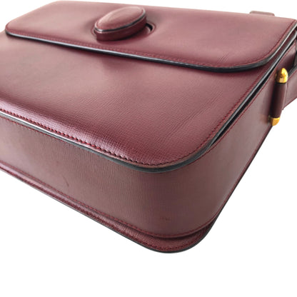 Cartier Turn Lock  Shoulder bag Bordeaux Vintage mjvugd