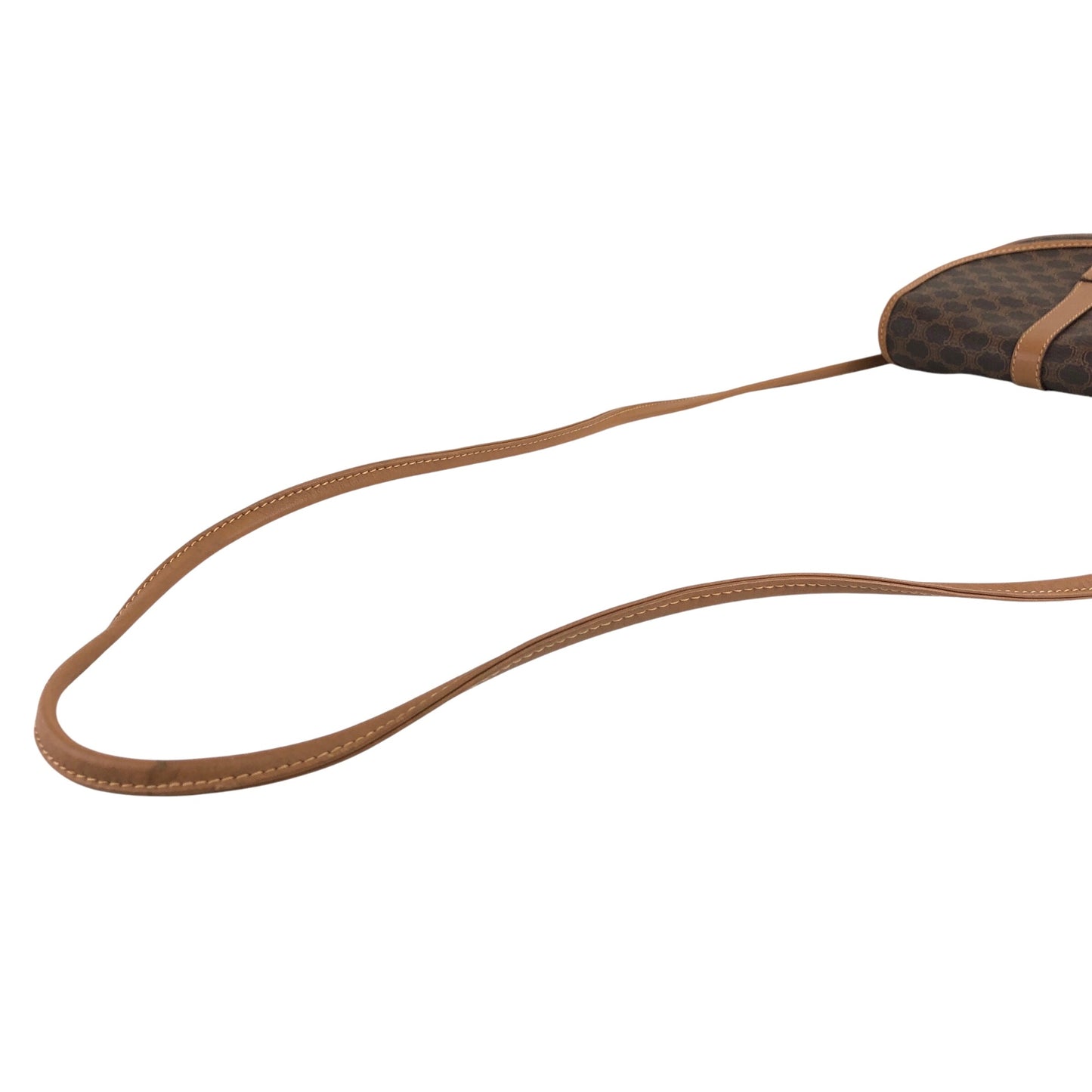 CELINE Macadam Blason Shoulder bag Brown Vintage ixr8dt