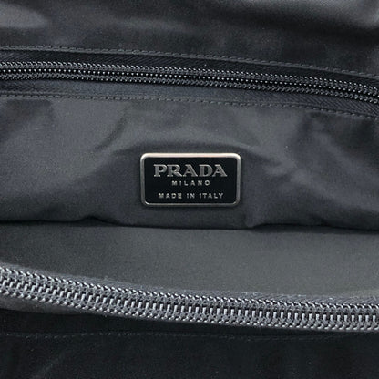 PRADA Tessuto Triangle Logo Totebag Black Vintage mi5jiw