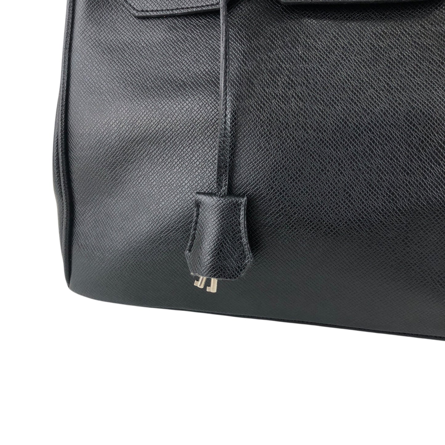 Yves Saint Laurent Turn Lock Handbag Black Vintage 74yryb