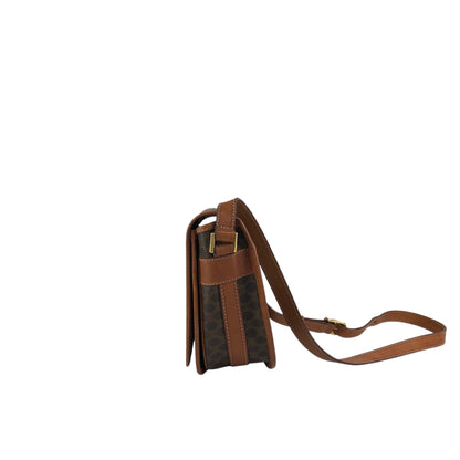 CELINE Macadam Blason Shoulder bag Brown Vintage u4f8bi