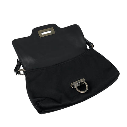 Salvatore Ferragamo Gancini Handbag Brown Vintage 5bhg4h