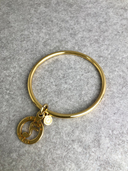 CELINE Bangle Gold Vintage jrafss