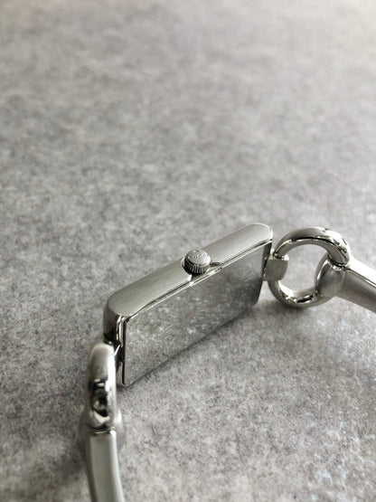 GUCCI Watch Silver Vintage yeefww