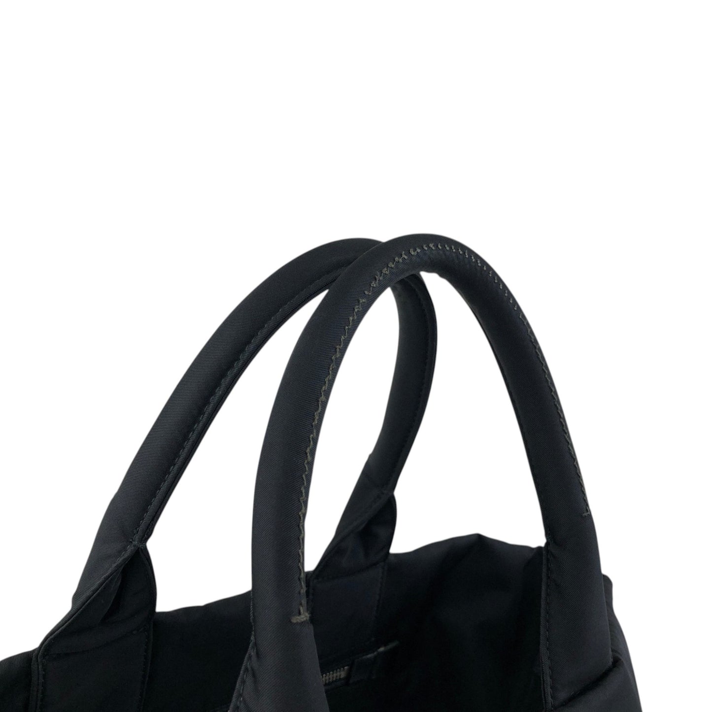 PRADA Tessuto Triangle Logo Two-way Handbag Shoulder bag Black BN1959 Vintage 3tmht8