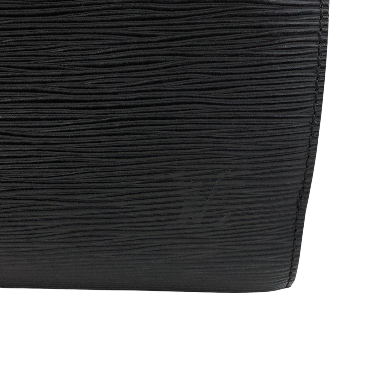 LOUIS VUITTON Epi Handbag Black Vintage dfb7ei